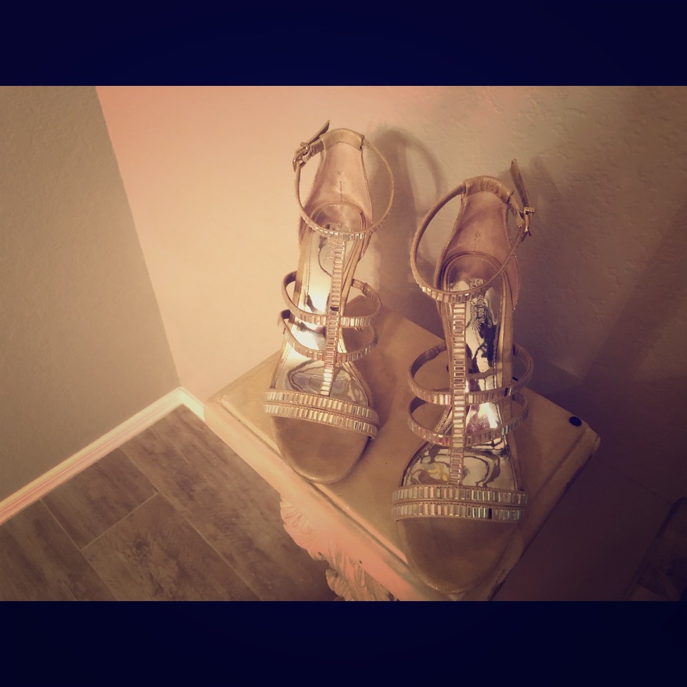 Gianni Bini platinum collection heels.